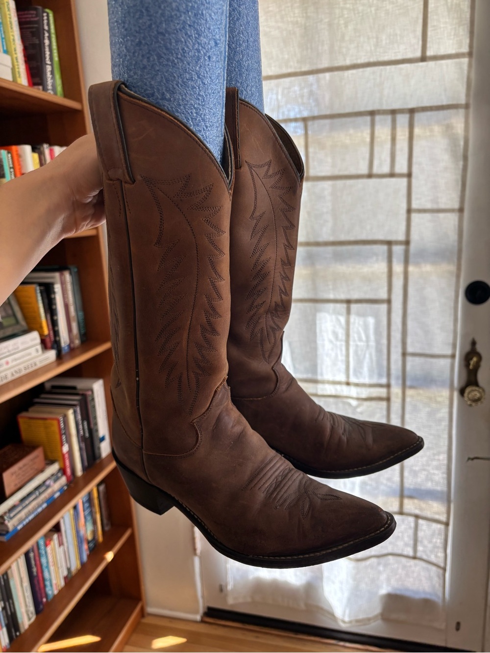 Justin Women’s Leather Cowboy Boots